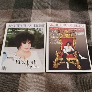Architectural Digest-Two Collectible Issues